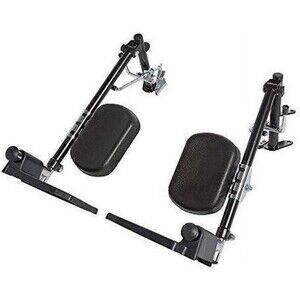 Elevating Swing-Away Leg Rests Footplates with Padded Calf Pads wheelchair